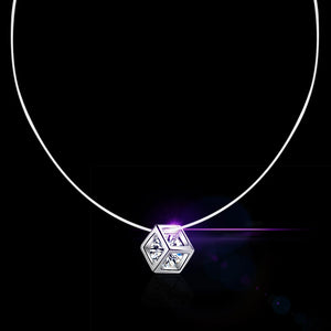 925 Silver Zirconia Pearl Choker Necklace Wedding Jewelry