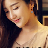 925 Silver Zirconia Star Stud Earrings for Women