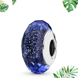 925 Silver Glaze Roundel Beads for Bracelets Bangles