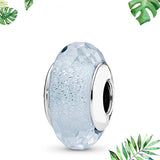 925 Silver Glaze Roundel Beads for Bracelets Bangles