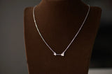 925 Silver Arrow Necklace Pendant Women Lady Gift
