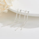 925 Silver babysbreath Earrings Women Wedding Jewelry