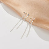 925 Silver babysbreath Earrings Women Wedding Jewelry
