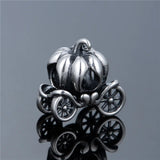 925 Sterling Silver bead carriage Charm Bead Fit European Bracelet Necklace