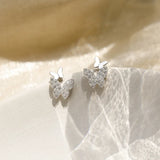 925 Silver Butterfly Earrings Wedding Accessories