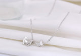 925 Silver Butterfly Necklace for Women Lady Gift