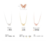 925 Sterling Silver Butterfly Necklace for Women