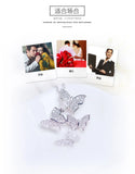 925 Silver Butterfly Zircon Necklace for Women - Gift Jewelry
