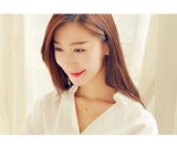 925 Silver Cat's Paw Necklace Pendant Women Lady Gift