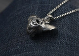 925 Sterling Silver Cat Women Pendant Tag Charm