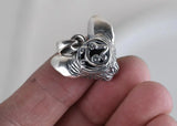 925 Sterling Silver Cat Women Pendant Tag Charm