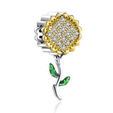 925 Silver Beaded Heart Birthday Candle Charm for Jewelry DIY