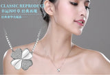 Sterling Silver Clover Necklaces & Pendants for Women Lady Gift