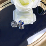 925 Sterling Silver flower Pendant, DIY fine beads for Charm Bracelet Jewelry