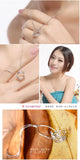 925 Silver Crown Necklace Pendant Women Lady Gift