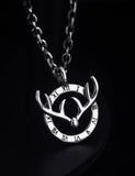 925 Silver deer horn Pendant charm men women