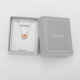 925 Silver Double Necklace Choker Ins Full Diamond Singapore Chomel Fine Jewelry