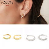 925 Silver Clip Earrings for Women Fairy Pierced Ear Jewelry
