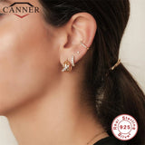 925 Silver Clip Earrings for Women Fairy Pierced Ear Jewelry
