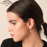 925 Silver Clip Earrings for Women Fairy Pierced Ear Jewelry