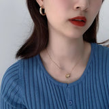 925 Silver Choker Pendant Necklace for Women