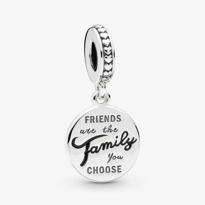 925 Sterling Silver Are Family Pendant Charm Beads
