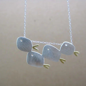 925 Silver Fish Necklace Pendant for Women Gift