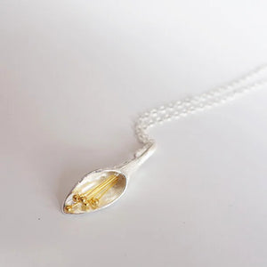 925 Silver Flower Necklaces & Pendants Women High Jewelry