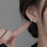 925 Silver Sparkling Gypsophila Earrings Wedding Party Gift