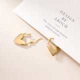 925 Silver Heart Earrings for Women Birthday Party Wedding