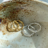 925 Silver Intricate Braided Twisted Hoop Earrings 23mm Diameter