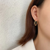 925 Silver Intricate Braided Twisted Hoop Earrings 23mm Diameter