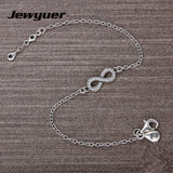 925 Silver Infinity Bracelet for Christmas YL022
