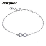 925 Silver Infinity Bracelet for Christmas YL022