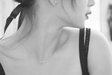 925 Silver Joker Mother Pearl Necklace Pendant Women Lady Gift