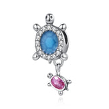 925 Silver Marine Animal Bead Pendant for Bracelet & Necklace