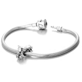 925 Silver Motorcycle Charm Bead for Bracelet Necklace