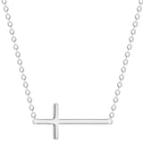 925 Silver Cross Necklace Women