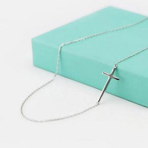 925 Silver Cross Necklace Women