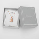 925 Silver Peanut Necklace Pearl Pendant for Women