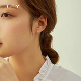 925 Silver Plane Earrings Women Wedding Jewelry Accessories