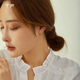 925 Silver Plane Earrings Women Wedding Jewelry Accessories