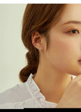 925 Silver Plane Earrings Women Wedding Jewelry Accessories