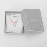 925 Silver Rosette Necklace Rose Choker Fine Jewelry