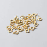 925 Sterling Silver Round Claw Spring Clasp Lobster Hooks for DIY Jewelry Making