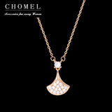 925 Silver Skirt Necklace Choker For Women by Chomel