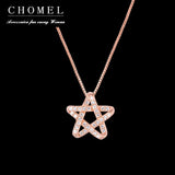 925 Sterling Silver star necklace choker for Women