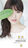 925 Silver Sunflower Necklace Pendant for Women - Lady Gift