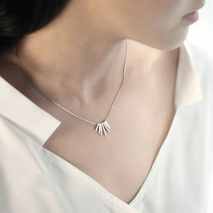 925 Sterling Silver Tassel Necklace Pendant For Women