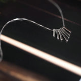 925 Sterling Silver Tassel Necklace Pendant For Women